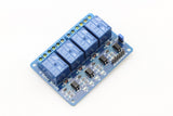 4-Channel Relay Module (5VDC - 250V 10A)
