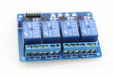 4-Channel Relay Module (5VDC - 250V 10A)