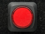 16mm Illuminated Latching On/Off Pushbutton (Red)