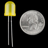 Diffused 10mm LED (Yellow)