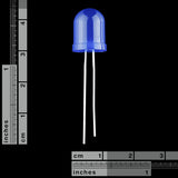 Diffused 10mm LED (Blue)