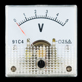 Analog Panel Voltage Meter (0 - 5 VDC)