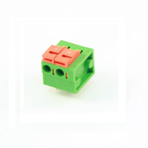 Screwless Terminal Block: 2-Pin, 0.2" Pitch, Side Entry (3-Pack)