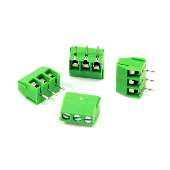 Mini Screw Terminals (3.5mm Pitch 3-pin 4-pack)