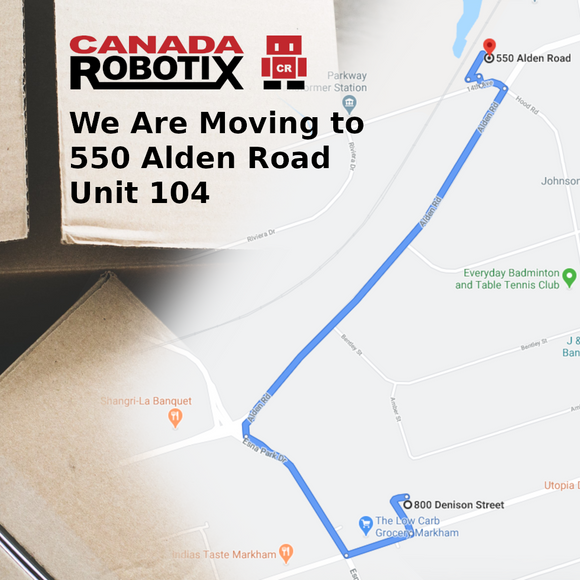 We are moving to 550 Alden Road