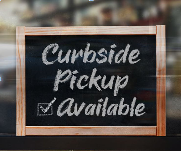 We’re BACK for curbside pick-up on Saturday!!!