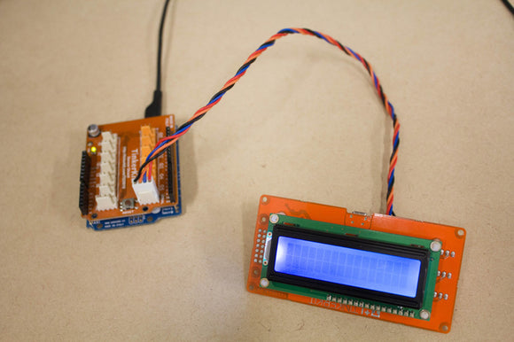 TinkerKit Tutorial: LCD: 03 – LCD Serial