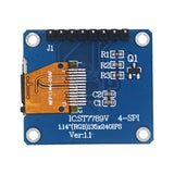 1.14” TFT IPS LCD Module (RGB, 135x240, ST7789, SPI)