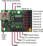 Pololu Micro Maestro 6-Channel USB Servo Controller