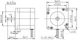 Stepper Motor NEMA 23 (Unipolar/Bipolar, 200 Steps/Rev, 57x56mm, 7.4V, 1 A/Phase)