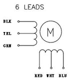 Stepper Motor NEMA 23 (Unipolar/Bipolar, 200 Steps/Rev, 57x76mm, 8.6V, 1 A/Phase)