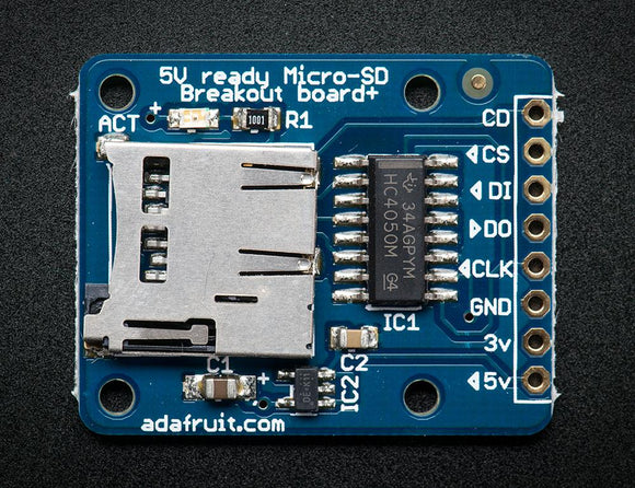 Adafruit MicroSD Card Breakout Board+