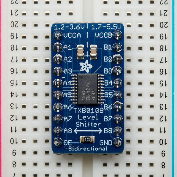 Adafruit 8-channel Bi-directional Logic Level Converter (TXB0108)