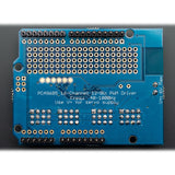 Adafruit 16-Channel 12-bit PWM/Servo Shield using I2C interface