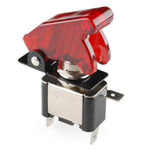 Toggle switch and Cover (IIIuminated Red)