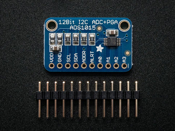 Adafruit 12-Bit ADC (4 Channel with Programmable Gain Amplifier ADS1015)