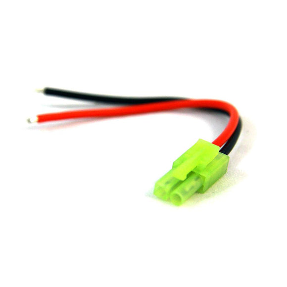 Mini Tamiya Plug with 10cm Leads (Female)
