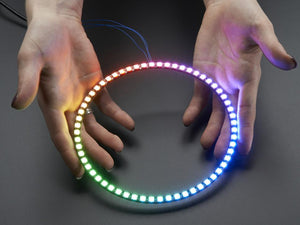 Adafruit NeoPixel 1/4 Ring (15 RGB LED or 1/4 of 60 LED Ring) WS2812 5050 RGB LED w/ Integrated Drivers