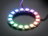 Adafruit NeoPixel Ring (16 RGB LED) WS2812 5050 RGB LED with Integrated Drivers