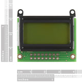 Basic 8x2 Character LCD (Black on Green 3.3V)