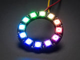 Adafruit NeoPixel Ring (12 RGB LED) WS2812 5050 RGB LED with Integrated Drivers