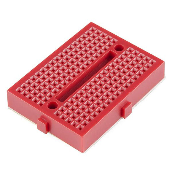 Mini-Breadboard Modular with Self-Adhesive (170 Tie Point Red)