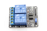 2-Channel Relay Module (5VDC - 250V 10A)