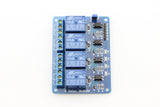 4-Channel Relay Module (5VDC - 250V 10A)