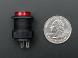 16mm Illuminated Pushbutton (Red Momentary)