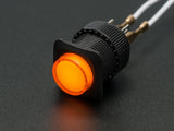 16mm Illuminated Pushbutton (Yellow Momentary)