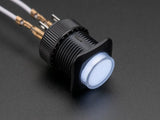 16mm Illuminated Pushbutton (White Momentary)