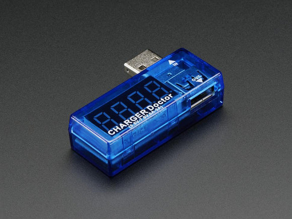 USB Charger Doctor (with In-Line Voltage and Current Meter)