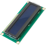 CAROBOT LCD Shield Kit for Arduino with 16x2 Display using I2C I/O Expander (White on Blue)