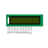 Basic 16x2 Character LCD (White on Blue 5V)