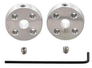 Universal Aluminum Mounting Hub (5mm Shaft M3 Holes 2-Pack)