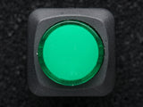 16mm Illuminated Latching On/Off Pushbutton (Green)