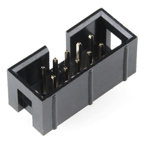 Shrouded Header 10-pin (2x5, Male)