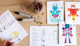 BARE Conductive Flashing Card Activity Pack (Robot Parade)