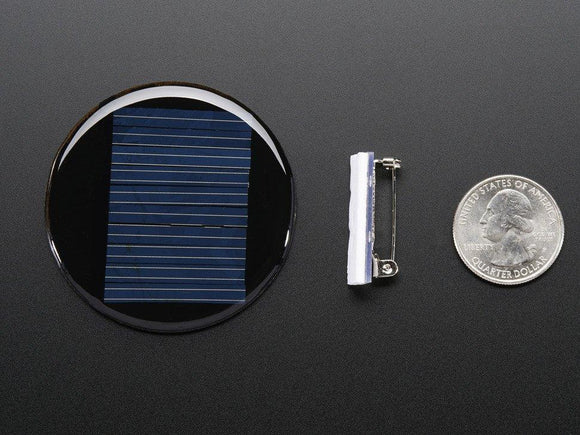 Round Solar Panel Badge (5V 40mA)