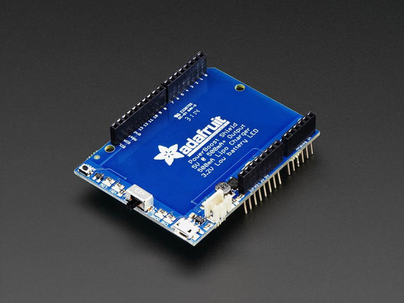 Adafruit PowerBoost 500 Shield - Rechargeable 5V Power Shield