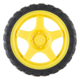 Wheel - 65mm (Rubber Tire, Pair)