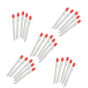 Basic 3mm LED (25x Red)