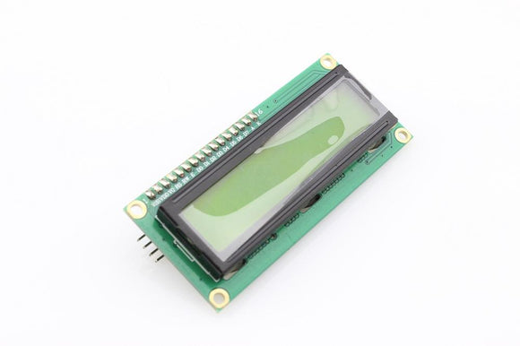16x2 I²C Character LCD Module (Black on Yellow Backlight 5V)