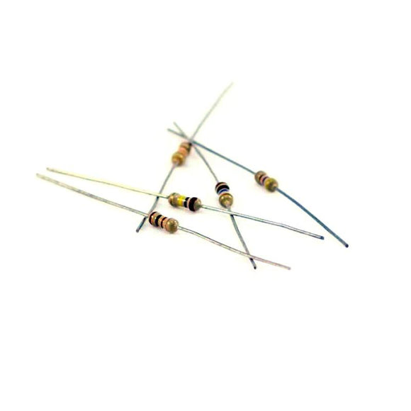 1k Ohm Carbon Film Resistor 1/4W 5% (100pcs)