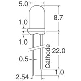 Basic 5mm LED (25x Green)