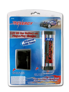 Tenergy 7.2V 3000mAh RC Car NiMH Battery Pack & Plug-n-Play Charger