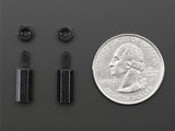 Brass M2.5 Standoff for Pi HATs - Black Plated - Pack of 2