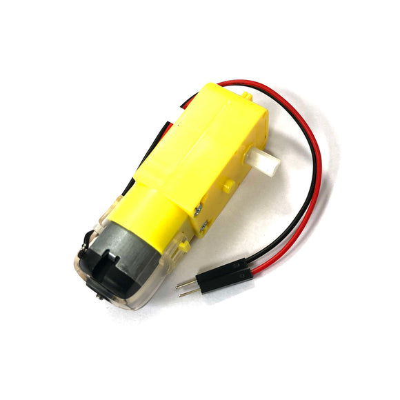 Hobby Gearmotor - 125 RPM (with leads and male pins)