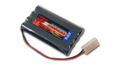 Tenergy 9.6V 2000mAh High Capacity NiMH Battery Pack for RC Car