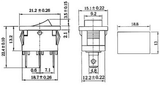 Rocker Switch (3-Pin, SPDT, 10A)